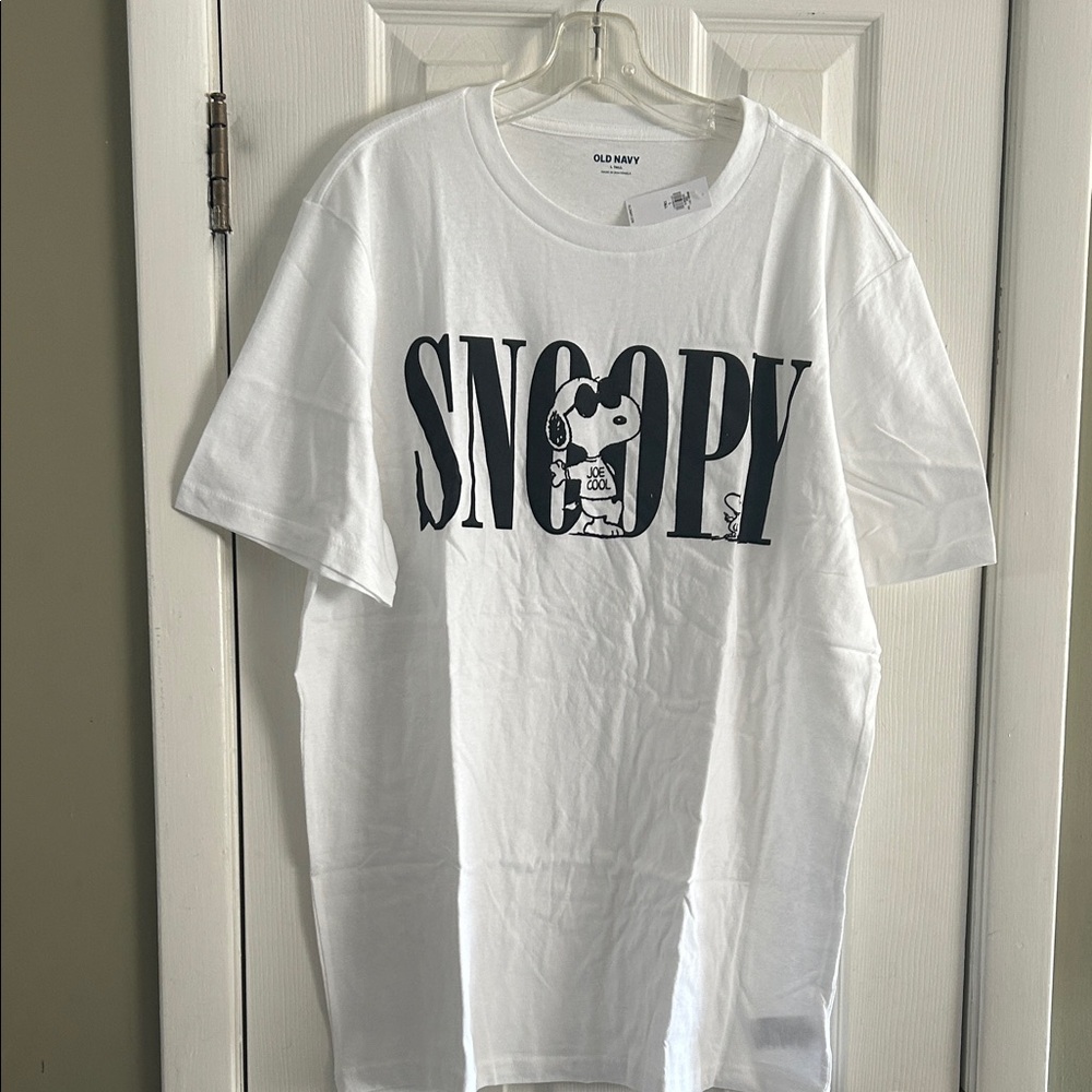 OLD NAVY SNOPPY GRAHIC T-SHIRT SIZE L TALL NWT